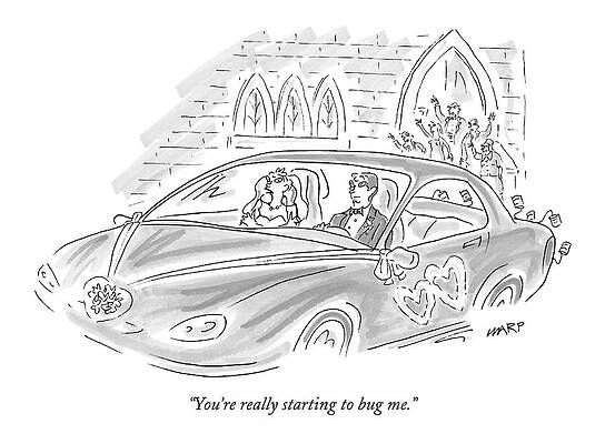 Drive Drawing - You're Really Starting To Bug Me by Kim Warp