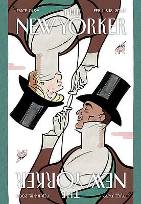 New Yorker Reflection Cover Wall Art