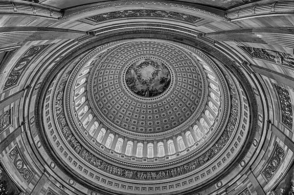 Ornate Dome Interior View Photograph