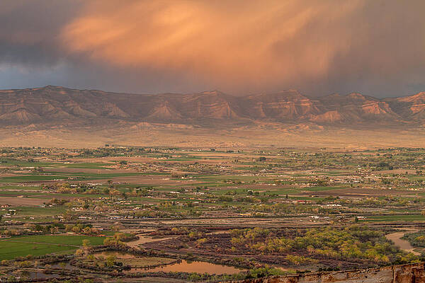Colorado Photograph - Valley Sunset #1 by Jeff Stoddart