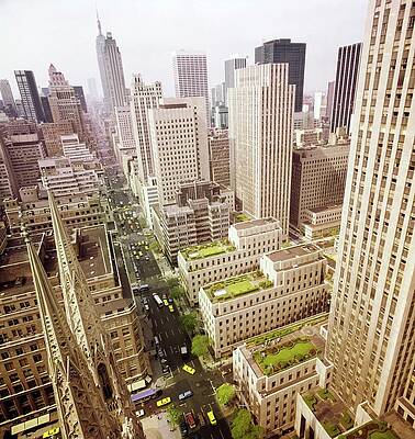 Tower Photograph - View From Olympic Tower #1 by Horst P. Horst