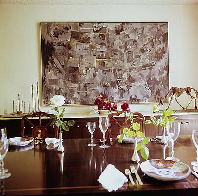 California Wall Art featuring the photograph Weisman's Dining Room #1 by Horst P. Horst