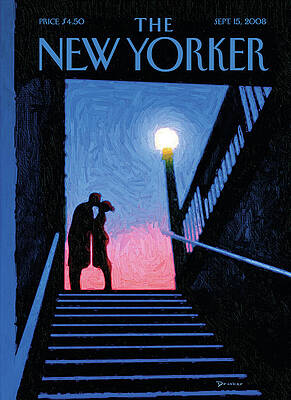 Couple on the New Yorker Cover Wall Art