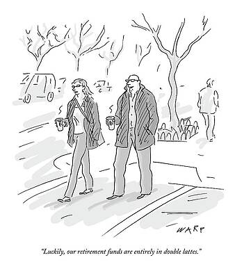 Couple Walking with Coffee Wall Art