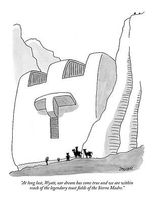 Invention Drawing - At Long Last by Jack Ziegler