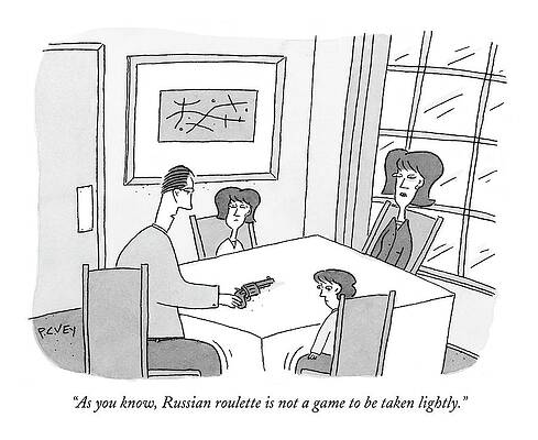 Gun Drawing - As You Know by Peter C. Vey