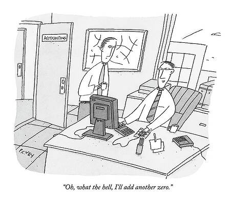 Office Humor with Accountants Wall Art