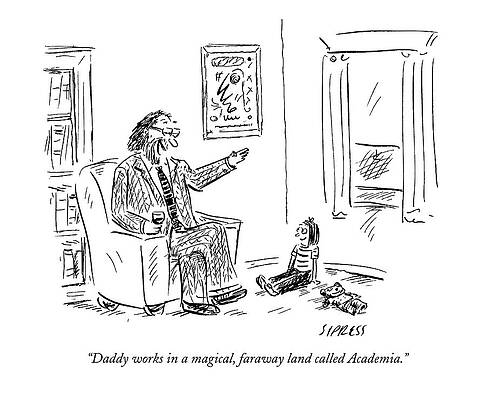 A Conversation in Academia Drawing