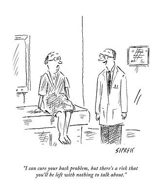 Medical Humor in Doctor's Office Drawing