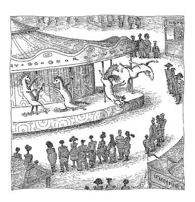 Round Drawing - New Yorker June 1st, 2009 by John O'Brien