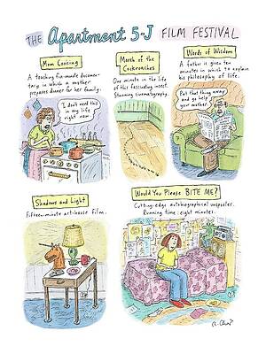 4 Wall Art featuring the drawing New Yorker September 18th, 2006 by Roz Chast