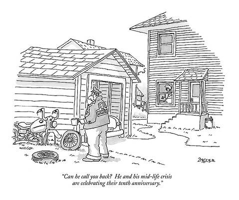 Midlife Crisis Anniversary Drawing