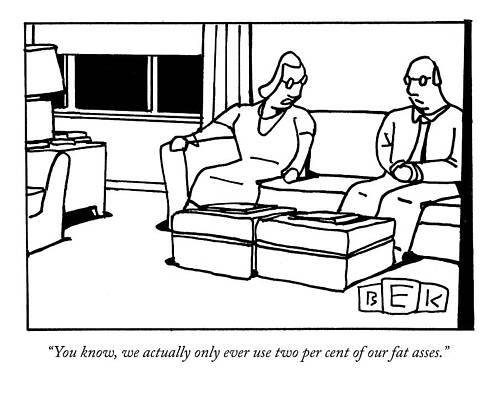 Brain Drawing - You Know, We Actually Only Ever Use by Bruce Eric Kaplan