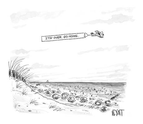 Summer Drawing - New Yorker September 12th, 2005 by Christopher Weyant