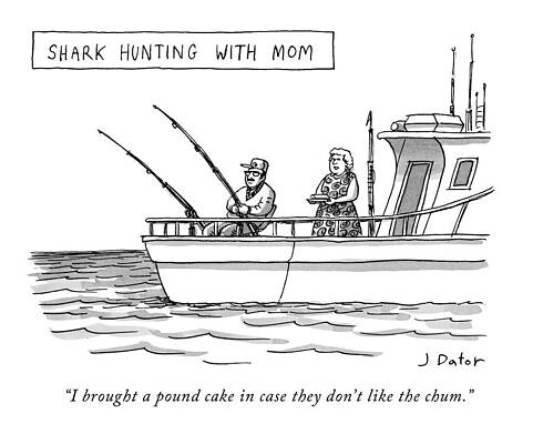 Baking Drawing - New Yorker September 7th, 2009 by Joe Dator