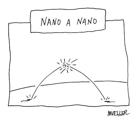 Word Drawing - Nano A Nano by Peter Mueller