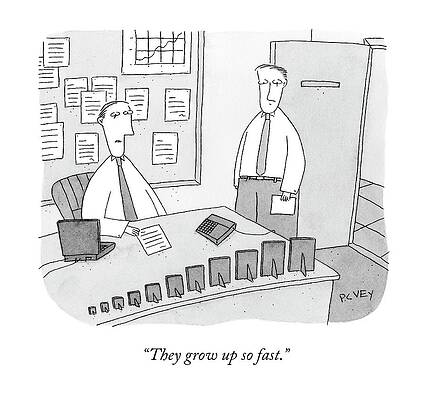 Fast Drawing - They Grow Up So Fast by Peter C. Vey