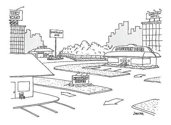 Name Wall Art featuring the drawing New Yorker May 5th, 2008 by Jack Ziegler