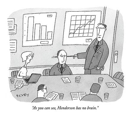 Brain Drawing - As You Can See by Peter C. Vey