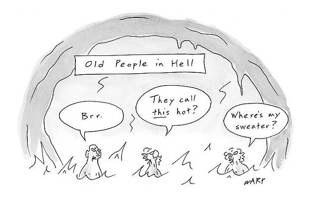 Cold Drawing - New Yorker March 27th, 2006 by Kim Warp