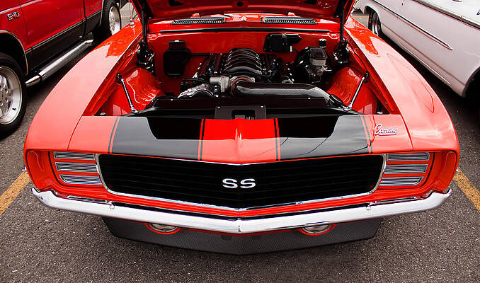 Wall Art featuring the photograph 1969 Chevy Camaro SS by Joann Copeland-Paul
