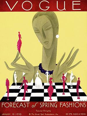 Vogue Spring Fashion Forecast 1929 Photograph