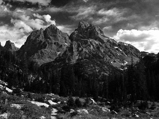 Wyoming Wall Art featuring the photograph Cathedral Group From The Northwest #2 by Raymond Salani III