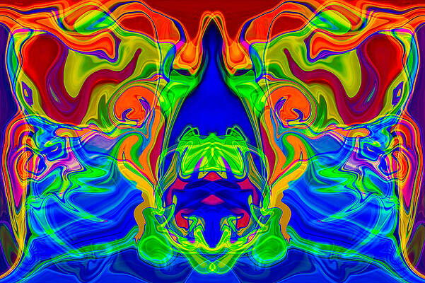 Wall Art featuring the painting Clowning Around #2 by Omaste Witkowski