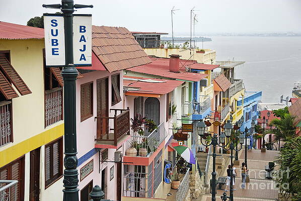 Color Image Wall Art featuring the photograph Colorful Houses On Cerro Santa Ana #2 by Sami Sarkis Photography