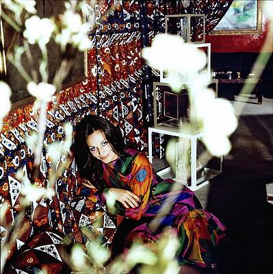 Diane Von Furstenberg in Colorful Room Photograph