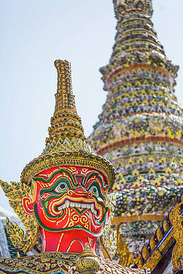 Wall Art featuring the photograph Grand Palace In Bangkok #2 by Deimagine