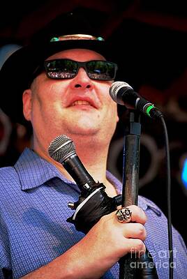 Music Wall Art featuring the photograph John Popper #2 by Angela J Murray