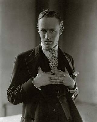 Dapper Gentleman in Suit and Tie Photograph