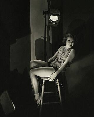 Illuminate Photograph - Portrait Of Ruby Keeler #2 by Edward Steichen
