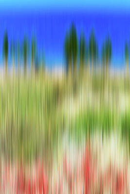 Wall Art featuring the digital art Psychedelic Background Based On Blured #2 by Ideas studio