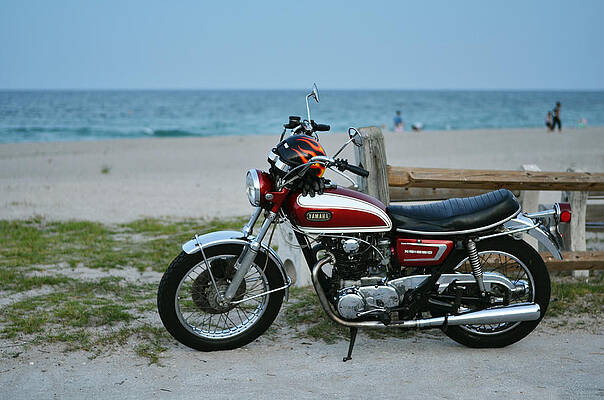 Serene Wall Art featuring the photograph Retro Beach Ride #2 by Laura Fasulo