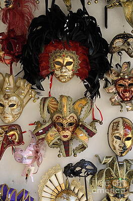 Color Image Wall Art featuring the photograph Traditional Venetian Masks #2 by Sami Sarkis Photography