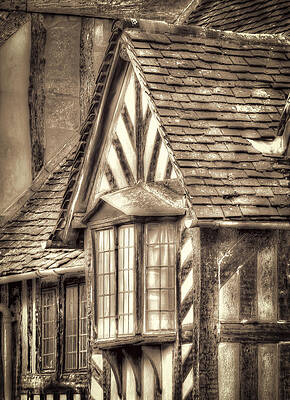 Architecture Wall Art featuring the photograph Tudor Style Buildings #2 by Sue Leonard
