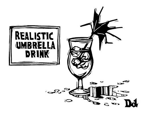 Wind Drawing - New Yorker October 24th, 2016 by Drew Dernavich