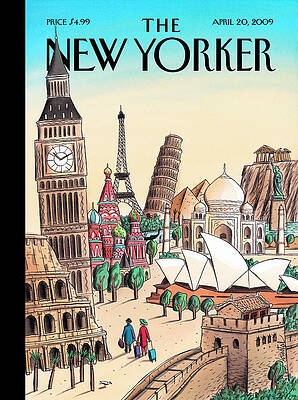 Iconic Landmarks from Around the World Painting