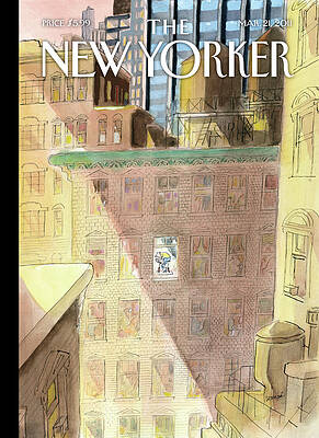 Cityscape with Sunlit Window Wall Art