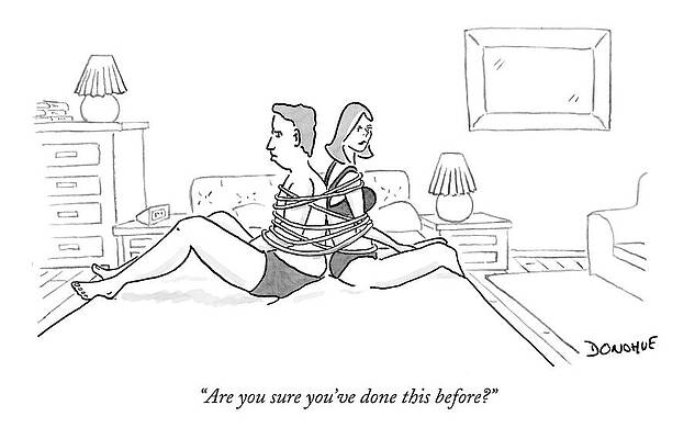 Underwear Drawing - Are You Sure You've Done This Before? by John Donohue