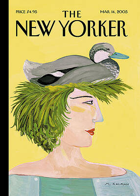 Woman with Duck Hat Wall Art