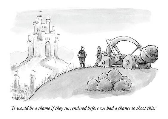 Invention Drawing - It Would Be A Shame If They Surrendered by Jason Patterson