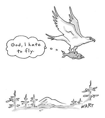 Eagle with a Reluctant Fish Wall Art