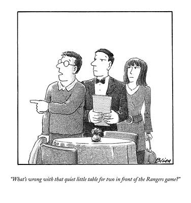 Restaurant Seating Decision Drawing