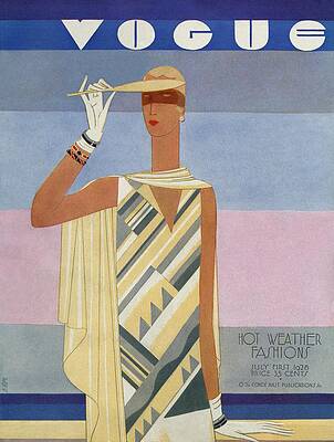 Vogue 1928 Fashion Cover Wall Art