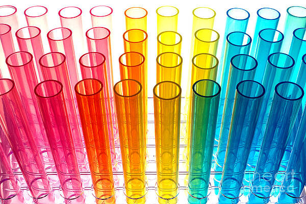 Laboratory Test Tubes in Science Research Lab by Science Research Lab