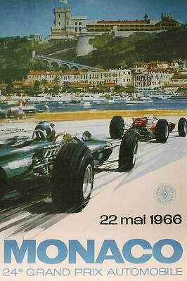 24th Monaco Grand Prix 1966 by Georgia Clare
