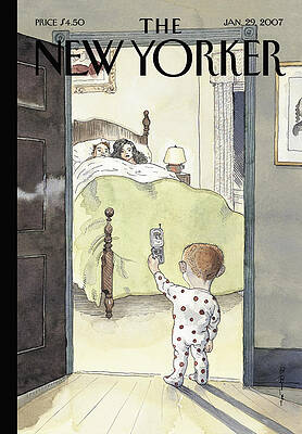 Phone Painting - Phone Home by Barry Blitt